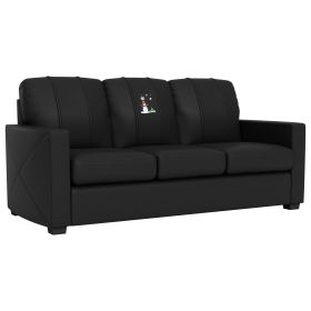 Silver Sofa with Snowman Logo