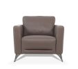 ACME Malaga Chair, Taupe Leather 55002