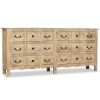 Sideboard Solid Mango Wood 78.7"x15.7"x35.4"