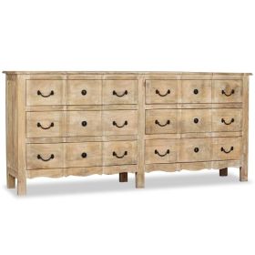 Sideboard Solid Mango Wood 78.7"x15.7"x35.4"