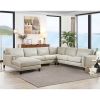 Hayward Leather Left Chaise Sectional