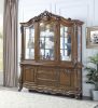 ACME Latisha BUFFET & HUTCH Antique Oak Finish DN01360