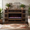 Laurel Canyon 72 inch Fireplace Mantel, Minimal Assembly, Oak Bourbon Finish