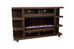 Laurel Canyon 72 inch Fireplace Mantel, Minimal Assembly, Oak Bourbon Finish