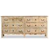 Sideboard Solid Mango Wood 78.7"x15.7"x35.4"