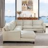 Hayward Leather Left Chaise Sectional