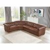 Aliso L-Shaped Leather Sectional