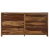 Drawer Cabinet Solid Sheesham Wood 63"x15.7"x31.5"