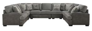 Wallace & Bay Grennburg Gray Modular 6 Piece Sectional