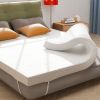 White Memory Cotton bedding Pad 1