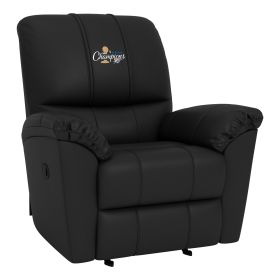 Rocker Recliner with Oklahoma City Thunder 2025 Champions Logo