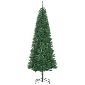 7ft Artificial Slim Christmas Tree with Realistic Branches & 865 Tips, for Home Party Holiday Decoration, Green