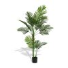 Indoor leaf simulation 160CM single rod loose tail sunflower 11 leaf pot traveler simulated artificial plant new high-end market 1pcs/set