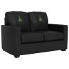 Silver Loveseat with Christmas Tree Logo