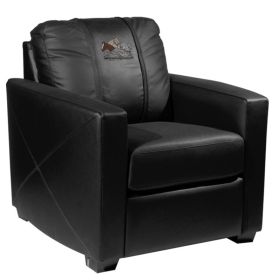 Silver Club Chair with Horses Quarter Collage Logo Panel