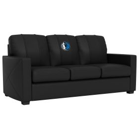 Silver Sofa with Dallas Mavericks
