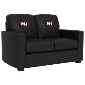 Silver Loveseat Miami Heat Secondary Logo