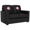 Silver Loveseat with Atlanta Hawks Logo