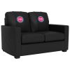 Silver Loveseat Detroit Pistons Logo