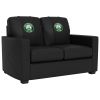 Silver Loveseat with Milwaukee Bucks Secondary Logo