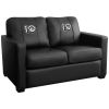 Silver Loveseat with Brooklyn Nets Team Commemorative Logo