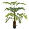Artificial Plant Green and Brown Plastic and Wood 47.2 inches Tall