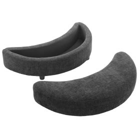 Orisfur. 360Â° Swivel Accent Barrel Chair with Storage Ottoman & 4 Pillows, Modern Chenille Leisure Chair Round Accent for Living Room, Gray
