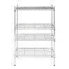 8-Tier Wire Shelving Unit Adjustable Steel Wire Rack Chrome