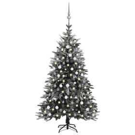 Artificial Christmas Tree Green PVC Large Adjustable Armrests