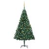 Artificial Christmas Tree Green PVC, steel, plastic Large