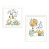 Trendy Decor 4U 2- Piece Vignette I Love Fall Most of All White Framed Wall Art for Living Room, Bedroom Wall Art Print for Home Decor by Deb Strain