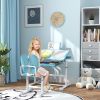 Adjustable Kids Desk and Chair Set with Tilt Desktop & Storage, Blue