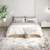 6x9 Boho Area Rug, Machine Washable Carpet for Living Room, Bedroom, Dining Room, Kitchen, Home Office, Brown