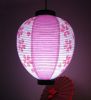 Japanese-style Paper Lantern Handmade Pink and White Sakura Hanging Lampshade Decorative Home Restaurant