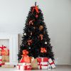 7ft 1800 Branch PVC Branch Iron Bracket Christmas Tree Black