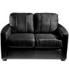 Silver Loveseat with Milwaukee Bucks Team Commemorative Logo