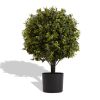 UV protection Ball Topiary Tree for indoor outdoor Hot sales Artificial plants Greenery decoration in pot 55cm 2pcs/set