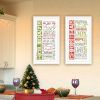 Trendy Decor 4U 2- Piece Vignette Happy Holidays White Framed Wall Art for Living Room, Bedroom Wall Art Print for Home Decor by Marla Rae