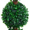 Fake Plant Mixed Green Polyethylene, solid eucalyptus wood Medium