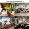 Macrame Plant Hanger Vintage Rope Basket Outdoor Pot Holder Flower Garden