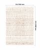 Large Area Rug 5 x 8 ft Anti-Skid and Tear-Resistant Floor Mat Modern Beige