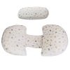 Pregnancy Pillows Adjustable Support Maternity Pillow Soft Side Sleeper Pregnancy Pillows Wedge Pillow with Detachable Pillow Cover