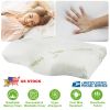 Bamboo Memory Foam Sleep Pillow Contoured Cervical Orthopedic Pillow Neck Support Breath Pillow