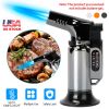 Culinary Butane Torch Lighter Refillable Blow Torch Flame Adjustable Flame Kitchen Cooking BBQ Torch w/ Fire Lock (Gas Not Included)