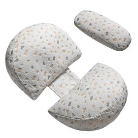 Pregnancy Pillows Adjustable Support Maternity Pillow Soft Side Sleeper Pregnancy Pillows Wedge Pillow with Detachable Pillow Cover (Option: Grey)