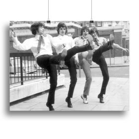 Pink Floyd in 1967 Canvas Print or Poster (Type: Standard Framed Canvas Print, size: 16" x 12" / 42cm x 30cm (approx))