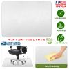 36” x 48” Chair Desk Mat Floor Carpet PVC Protector Mat Home Office Hard Wood Floor Use