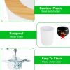 9Pcs Bathroom Accessories Set Trash Can Lotion Soap Dispensers Q-tip Holders Toothbrush Holder Soap Dish Vanity Tray Toilet Brush Black White