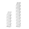 5 Tier Vertical Shoe Rack Narrow Free Standing Storage Organizer for Entryway Space-Saving Stackable Shoe Holder Corner Shoe Tower For Entryway Bedroo