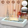 Tabletop Fire Pit With Roasting Sticks Portable Indoor Outdoor Tabletop Fireplace Ethanol Mini Fire Pit Table Top Decoration for Christmas Dinner Part